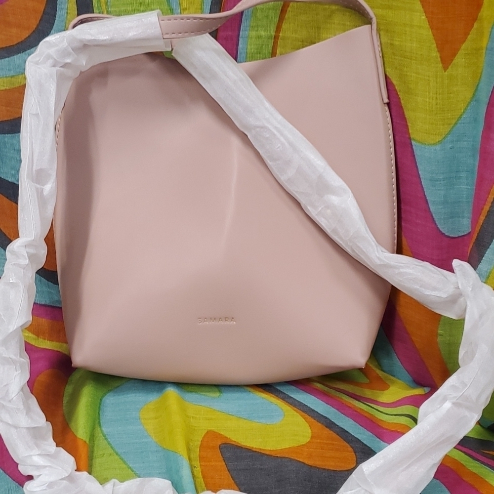 Samara Vegan Leather Peony Purse
